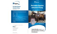 DroperVet - Portable Equine Infusion Pump - Brochure