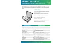 OZONOSAN - Model boardcase - Mobile Ozone Generator Datasheet