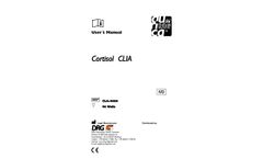 DRG - Cortisol CLIA Manual
