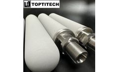 TOPTITECH - 0.45um Sintered Stainless Steel Powder Porous Ozone Diffuser