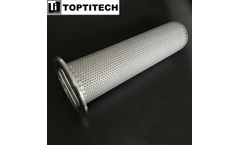 TOPTITECH - Sintered SUS316L Wire Mesh Filter Tube with Perforated Support Layer