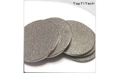 TOPTITECH - 20 Micron Anode PTL/GDL Porous Titanium Frit