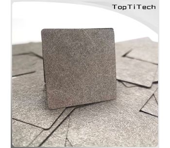 TOPTITECH - 0.4mm Ti felt for LGDL in PEM Electrolyzer