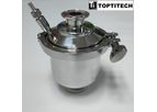 TOPTITECH - 316L Tri Clamp Sanitary Filter for Milk Filtration