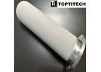 TOPTITECH - 1um Porous Metal Instrument Filters With Flange Interface