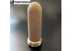 TOPTITECH - Porous Metal Sintered Bronze Filter With One Closed End