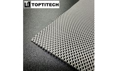 TOPTITECH - Titanium Expanded Mesh 3*6mm Hole 1mm Thickness for Fuel Cell