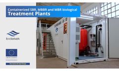 Containerized SBR, MBBR and MBR biological  - Video