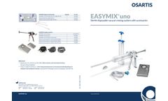 EASYMIX - Model uno - Sterile Disposable Vacuum Mixing System Datasheet