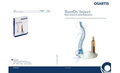 BonOs - Model Inject - PMMA Bone Cement Datasheet