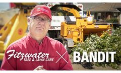 BANDIT & Fitzwater Tree and Lawn Care: 12XPC Is Their Wood Chipper of Choice For Jobs Big and Small - Video