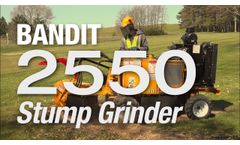 Bandit 2550 Stump Grinder: Go-Anywhere Versatility! - Video