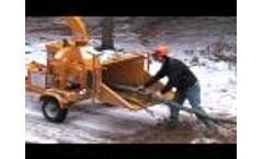 Bandit Model 65XP 6` Disc Style Hand Fed Brush Chippers-Video