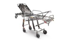 Model Mercury Cinque 7077/4RG PROOF - Certified 5 Levels Self-Loading Stretcher with 4 Swivel Wheels - High Version