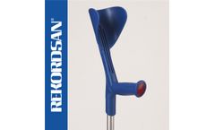 Rekordsan - Model SB200 BLU - Adjustable Crutch for Adults