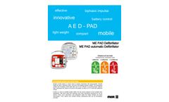 MESA - Model ME PAD - Defibrillator Brochure