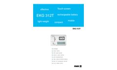 MESA - Model EKG 312T - 3-Channel ECG Brochure