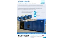 NuCONTAINER - Modular Shipping Container Powerhouse Brochure