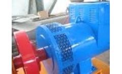 30kw Francis turbine generator off grid unit-Microhydro turbine generator supplier - Video