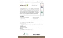 PHC - Model BioPak - Soluble Bio-Stimulant Datasheet