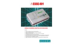Esse3 - Model ESSE-901 - Single Channel Digital ECG Machine - Brochure