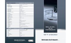 Biotecnica Instruments - Model BT 1500 - Analyzer Brochure