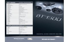 Biotecnica Instruments - Model BT 4500 - Sequential Access Chemistry Analyzer Brochure