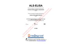 Mediagnost - Model E35 - Acid-Labile Subunit (ALS) ELISA Datasheet