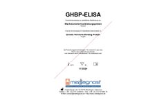 Mediagnost - Model E024 - Growth Hormone Binding Protein (GHBP) ELISA Datasheet