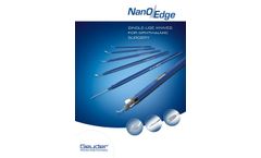 GEUDER - Model NanoEdge - Single-Use Knives for Precise Incisions Brochure