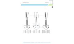 Meister Surgical - Operating Scissors - Standard - Brochure