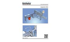 Boleto - Inspection Sink Brochure