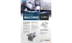 Curio - Model C-2031 - Skinning Machine for Whitefish & Salmon Datasheet