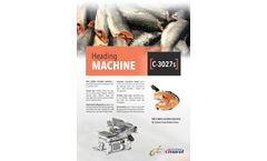 Curio - Model C-3027s - Heading Machine Datasheet