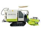 Wubota - Model 4LZ-5.0 5.0kg/s Feeding Capacity - Rice Combine Harvester