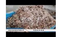 Zhongan Organic Waste Shredder Machine - Video