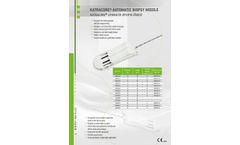 Katracore - Automatic Biopsy Needle Brochure