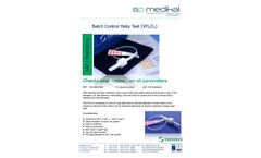 SP Medikal - Batch Control Helix Test - Plasma - Brochure