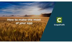 How to make the most of your CropsProfit app - Video