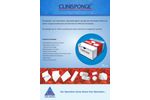CLINISPONGE - Absorbable Haemostatic Gelatin Sponge - Brochure