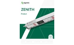 Agnetix - Model ZENITH - Built-in Multi-Sensor & Imaging Technology Datasheet