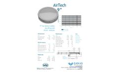 Airtech - Model 9 - Silicone Membranes Disc Diffuser - Brochure