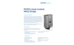 EKPO - Model NM12 - Single PEMFC Stack Module Datasheet