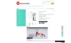 Mericonn - Model UN207 - Portable Ultrasonic Mesh Nebulizer - Brochure