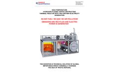 Swiss-QuantEnergo - Model PDR-PG - Hydrogen Plasma Incinerator - Mobile and Stationary Plants - Brochure