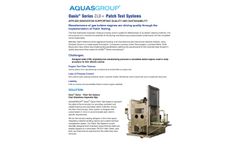 Oasis Series ZLD+ Patch Test Systems Brochure