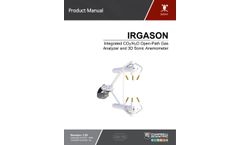 IRGASON - Integrated CO2 and H2O Open-Path Gas Analyzer and 3-D Sonic Anemometer - Manual
