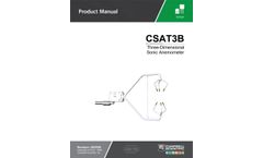 CSAT3B Three-Dimensional Sonic Anemometer - Manual