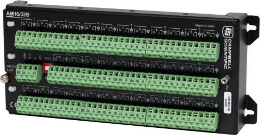 Campbell Scientific - Model AM16/32B - 16- or 32-Channel Relay Multiplexer