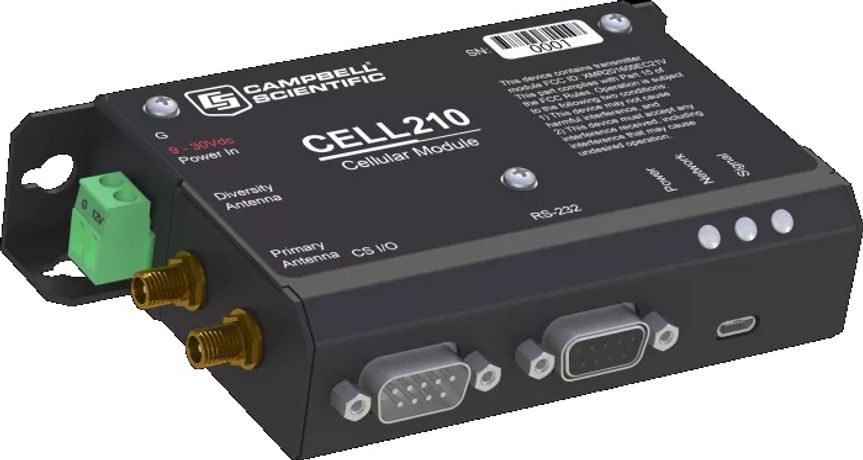 Campbell Scientific - Model CELL210 - 4G LTE CAT1 Cellular Module for Verizon